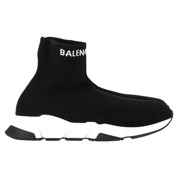 Balenciaga Speed Sneakers in Black Polyester - Picture 1 of 12